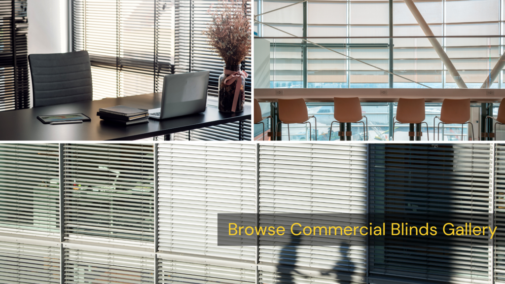 commercial blinds - energy efficient glass